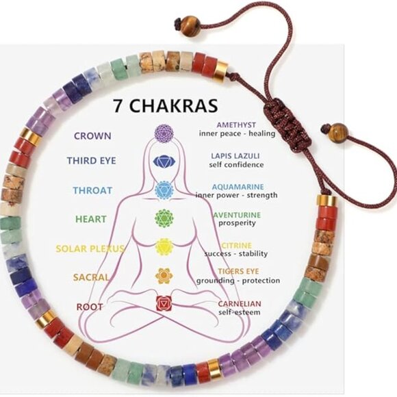 Chakra Bracelets for Women Crystals & Healing Stones Crystal Bracelet Healing - Picture 4 of 8